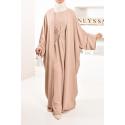 Abaya kimono 3 pieces Shâden Latté