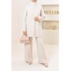 Leysaa Beige women's woven set