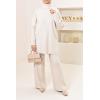 Leysaa Beige women's woven set