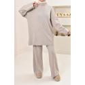 Latte woven women's set SIWENNE