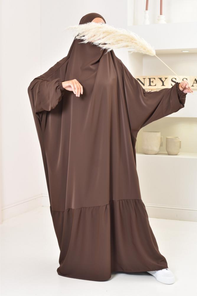 Jilbab soie de Médine 1 pièce Neyssa Shop