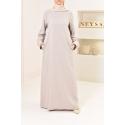 Abaya cuffed sleeve NURYA