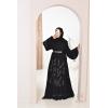 Abaya Dubaï flared black Neyssa Shop