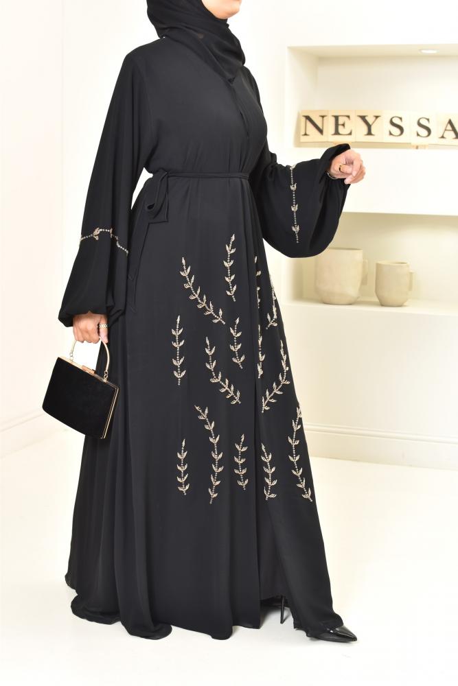 Abaya Dubai ausgestellt schwarz Neyssa Shop