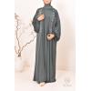 Abaya Dubaï kimono green Neyssa Shop