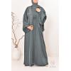 Abaya Dubaï kimono vert Neyssa Shop