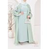Abaya Kimono Dubai 3 pieces Organza Neyssa Shop