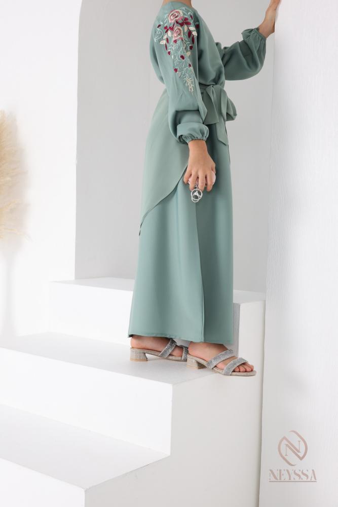 Abaya fille Dubaï Verte Neyssa Shop