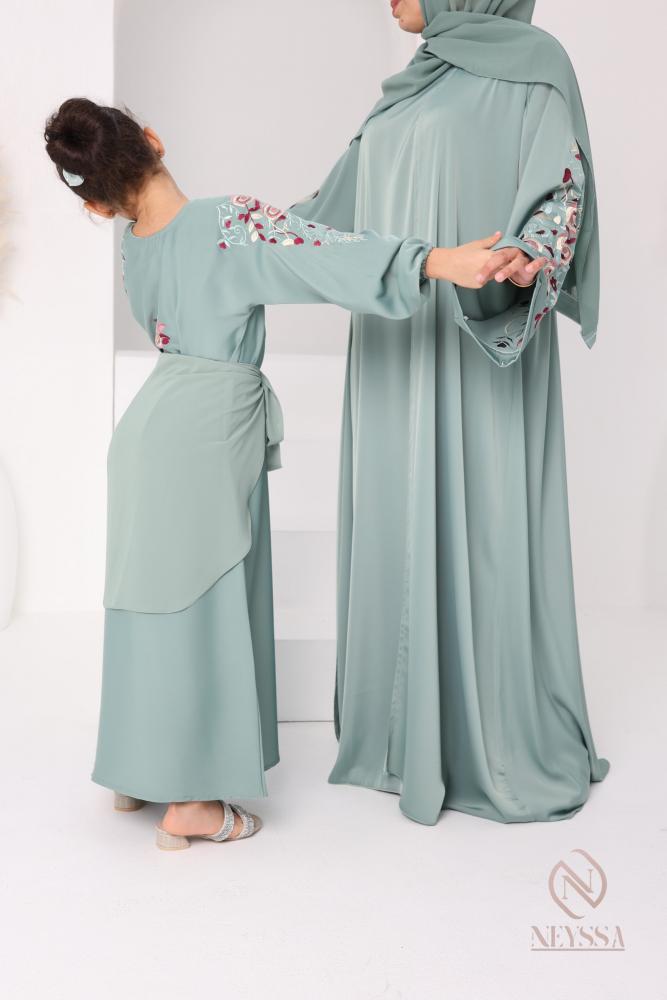 Abaya Dubai Grün Neyssa Shop