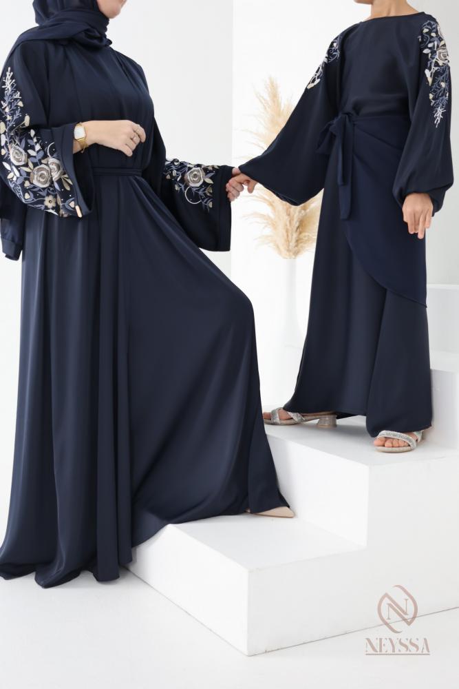 Abaya Dubai Blue Night Neyssa Shop