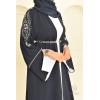 Abaya Dubaï JAWAARA Bleu Nuit Neyssa Shop