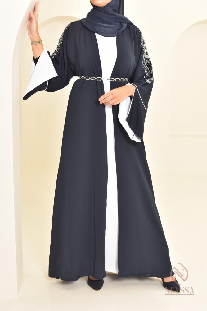 Abaya Dubai Blue Night Neyssa Shop