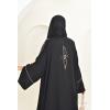 Abaya Dubaï JAWAARA Noire Neyssa Shop