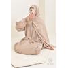 Linen prayer dress MAYSAN BEIGE