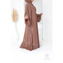 Abaya Dubai HASIBA Kandierte Kastanie