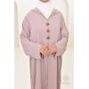 Djellaba femme Vieux Rose Neyssa-Shop