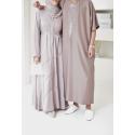 Marokkanischer Qamis MEN/KIND Loqman Taupe