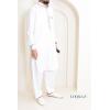 2-piece long-sleeved Qamis SELIM white