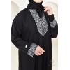 Abaya Dubai HASSYNA Black