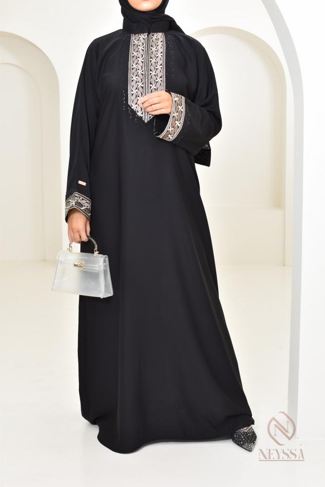 Abaya Dubai HIBA Black