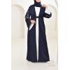 Abaya Dubai kimono Nachtblau Neyssa