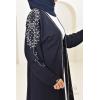 Abaya kimono Dubaï bleu neyssa shop