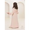 Abaya Mutter oder Tochter Beige