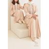 Abaya Mutter oder Tochter Beige