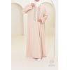 Abaya Mutter oder Tochter Beige