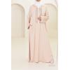 Abaya Mutter oder Tochter Beige