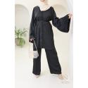 Marrakech palazzo tunic set NOIR