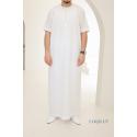 Qamis short sleeves AMYR Ivory