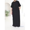 Short-sleeved Qamis AMYR Black