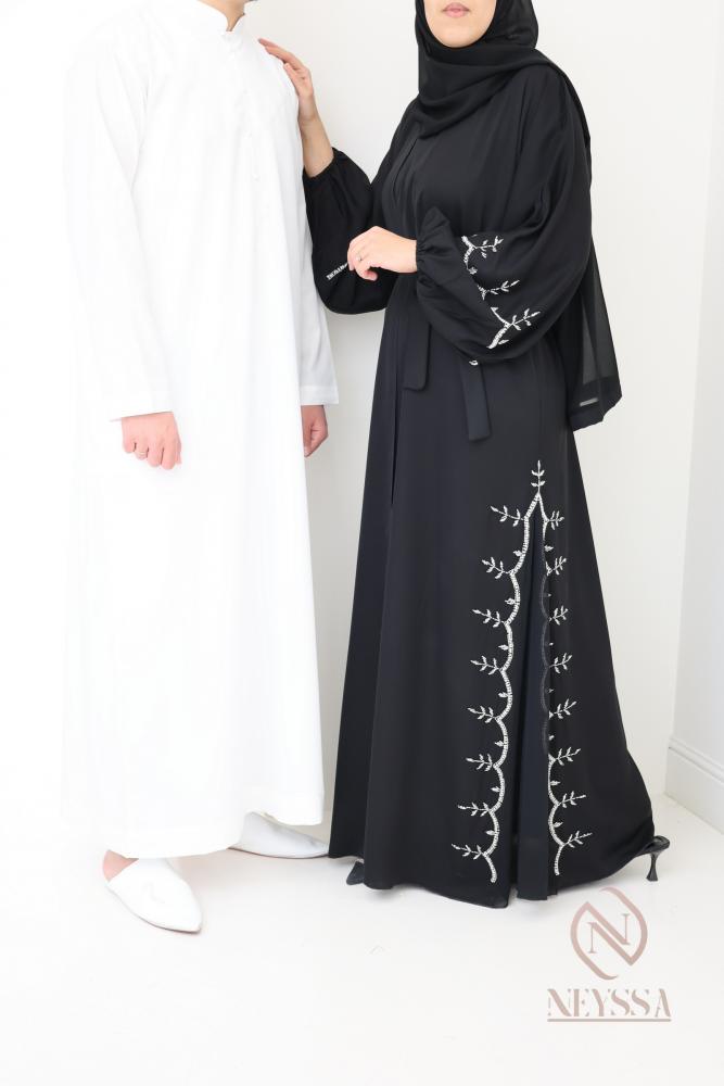 Abaya Dubai HASSIBA Blue Night