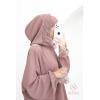 Abaya hijab intégré DENTELLA