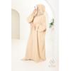 Box abaya hijab integriert DENTELLA Beige