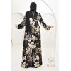 AZRA black floral maxi dress