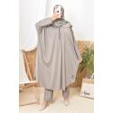 Burkini large size butterfly RAWAA Taupe