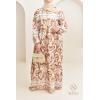 Robe longue imprimée camel Neyssa Shop