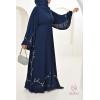 Abaya Dubaï Bleu Nuit