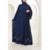 Abaya Dubaï Bleu Nuit