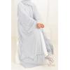 Abaya Dubaï HASSIBA Gris perle