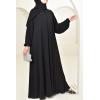 Abaya Dubaï Umbrella en jazz Hurija Noir