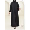 Abaya Dubaï Umbrella en jazz Hurija Noir