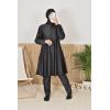 Burkini zipp large size Indonesia Black