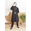 Burkini zipp large size Indonesia Black